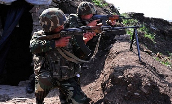 Armenian Armed Forces open fire at positions of Azerbaijan Army in liberated districts